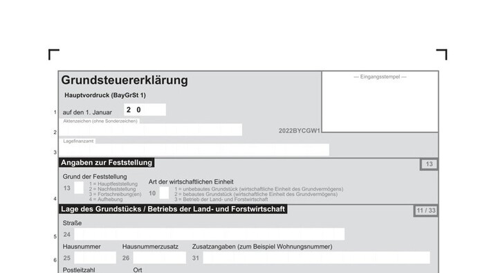 Grundsteuererklärung Bayern Anleitung Wohnfläche | Losformathens Online ...